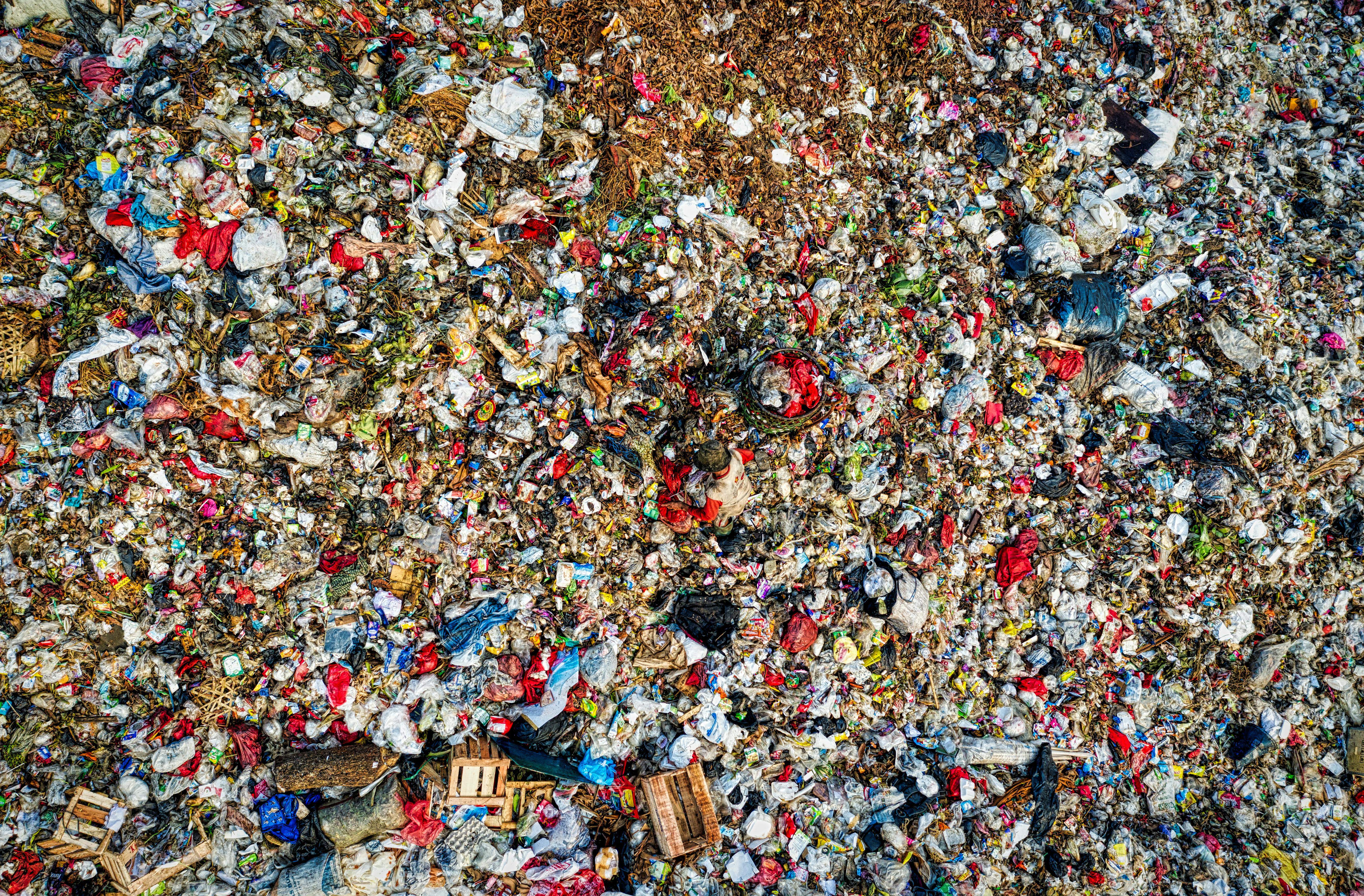 Landfill background