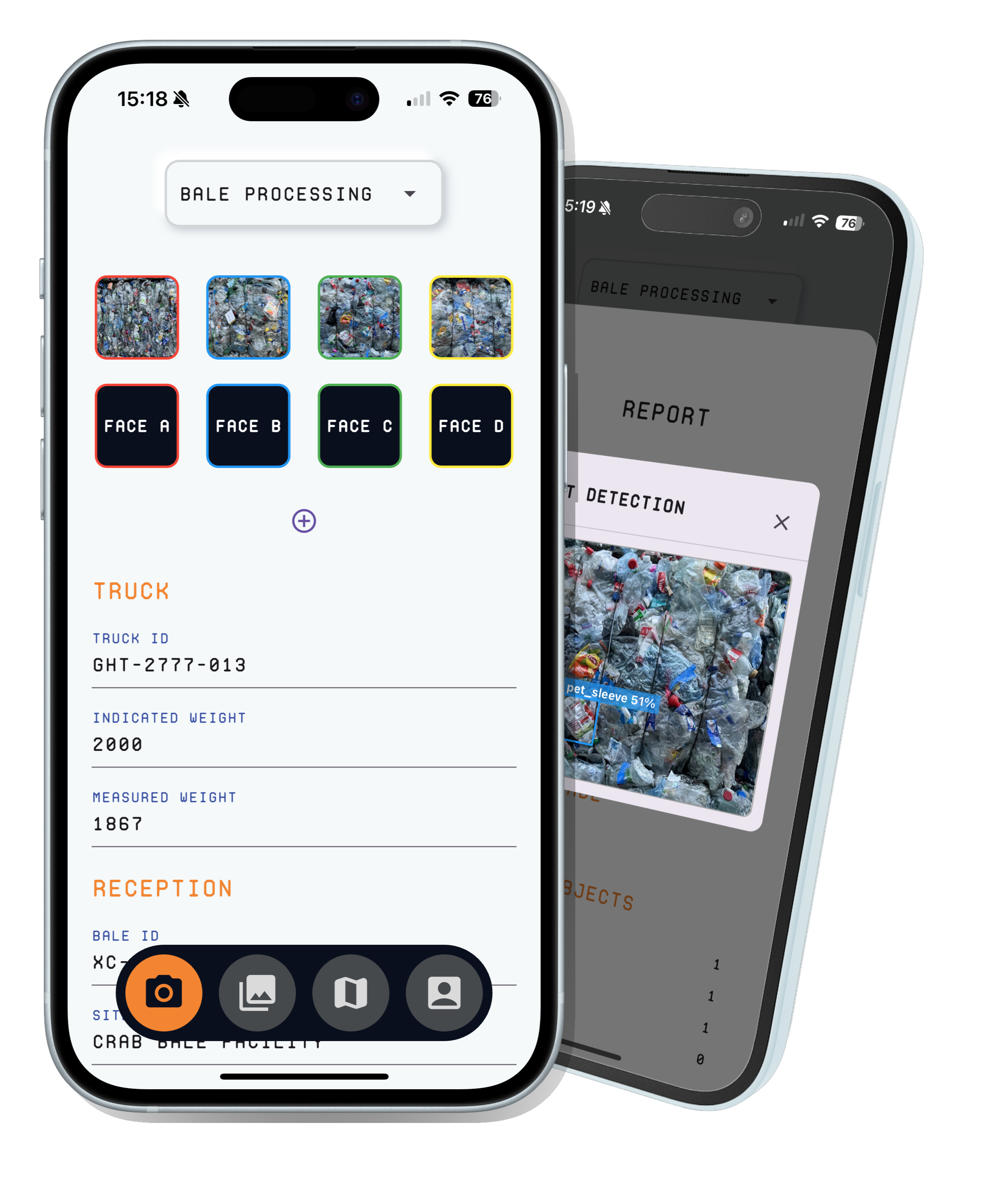 Mobile bale inspection app
